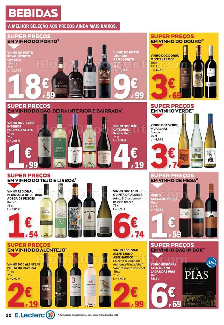 Antevisão Folheto E-LECLERC Promoções de 24 a 30 setembro